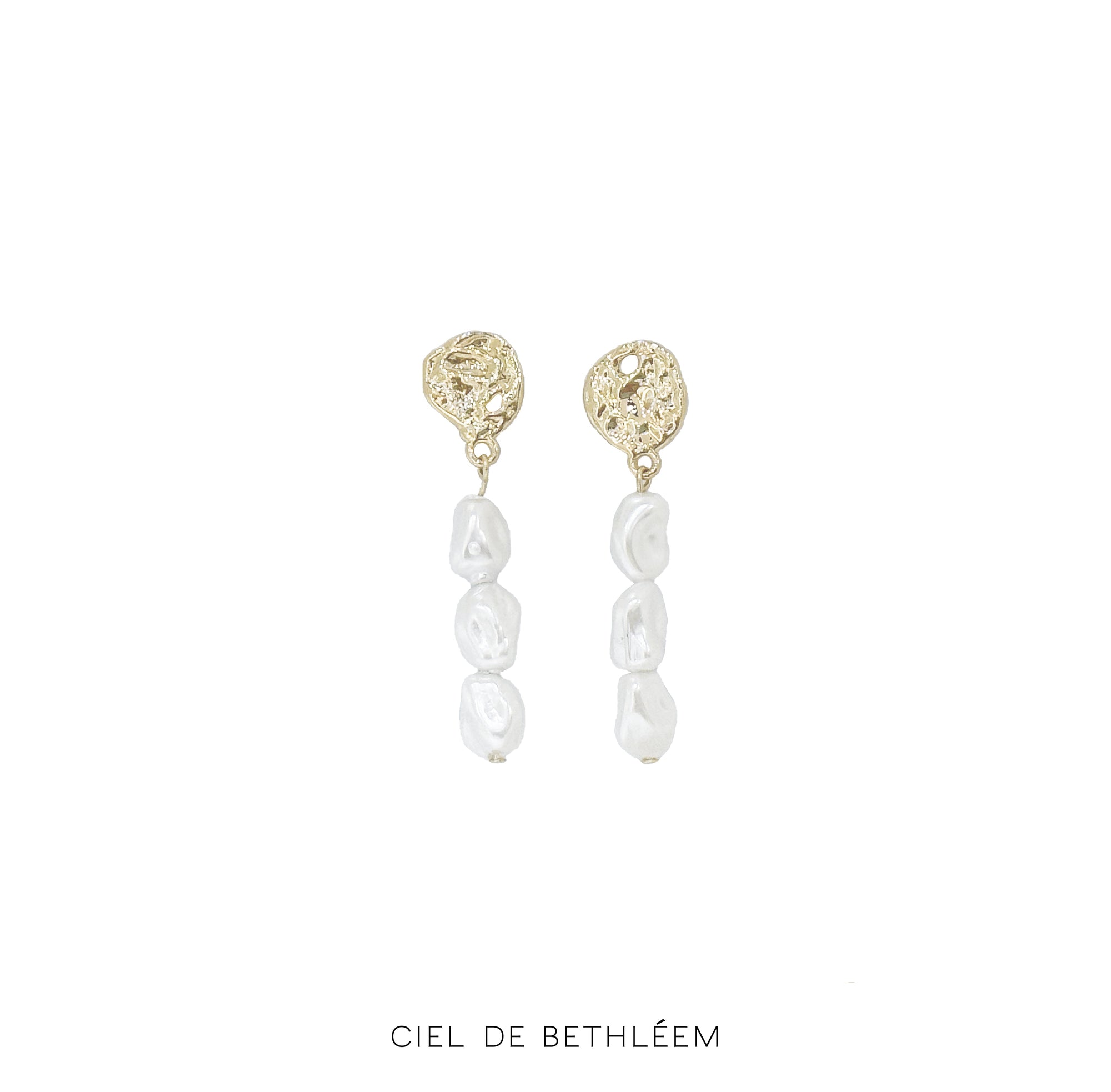 Roman Pearl Drop Earrings