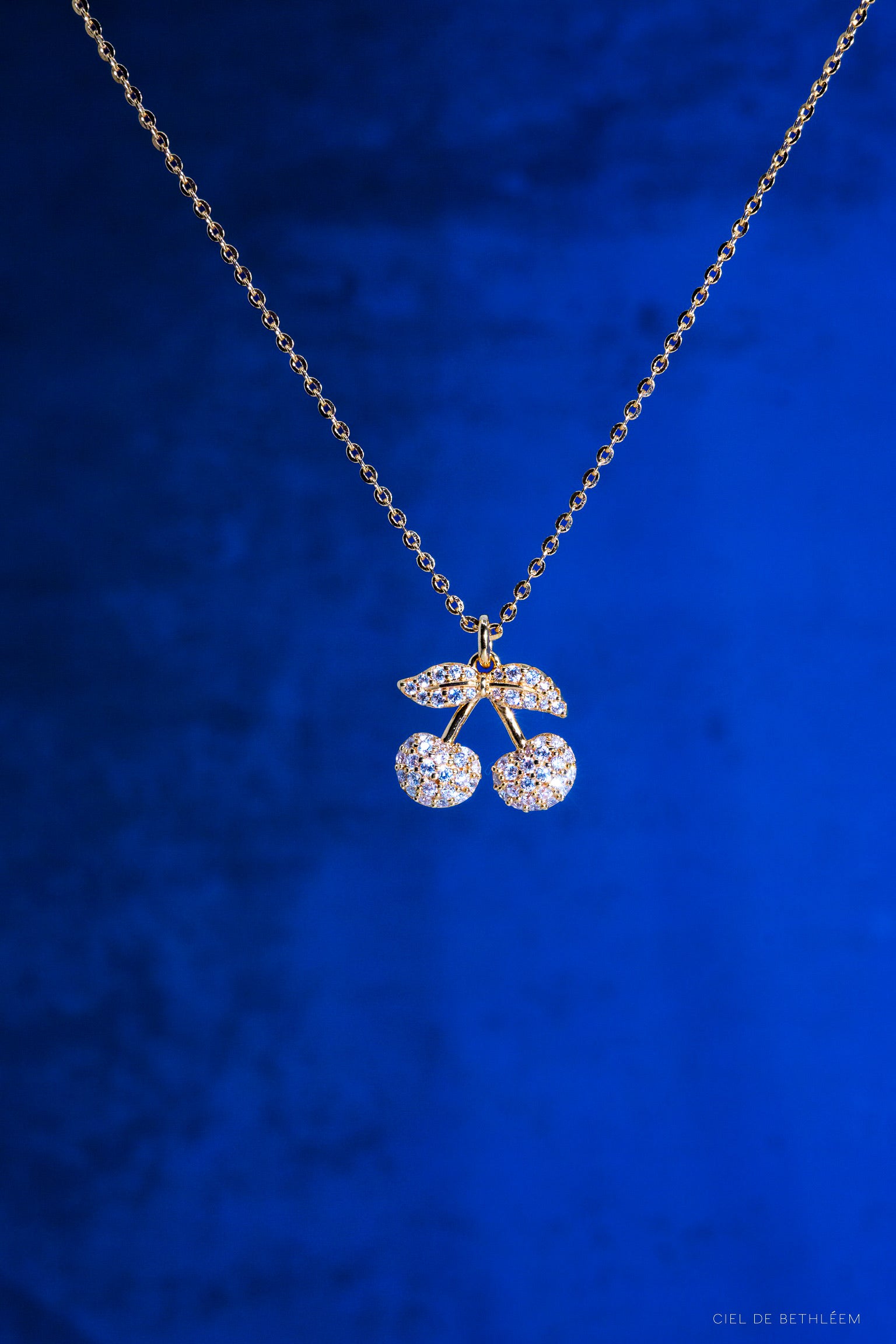 Sweety Cherry - Rose Gold 925 Silver Necklace