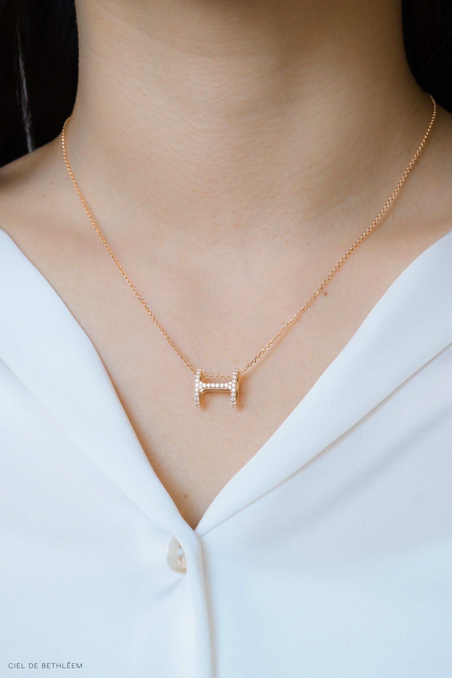 Everlasting - Rose Gold 925 Silver Necklace