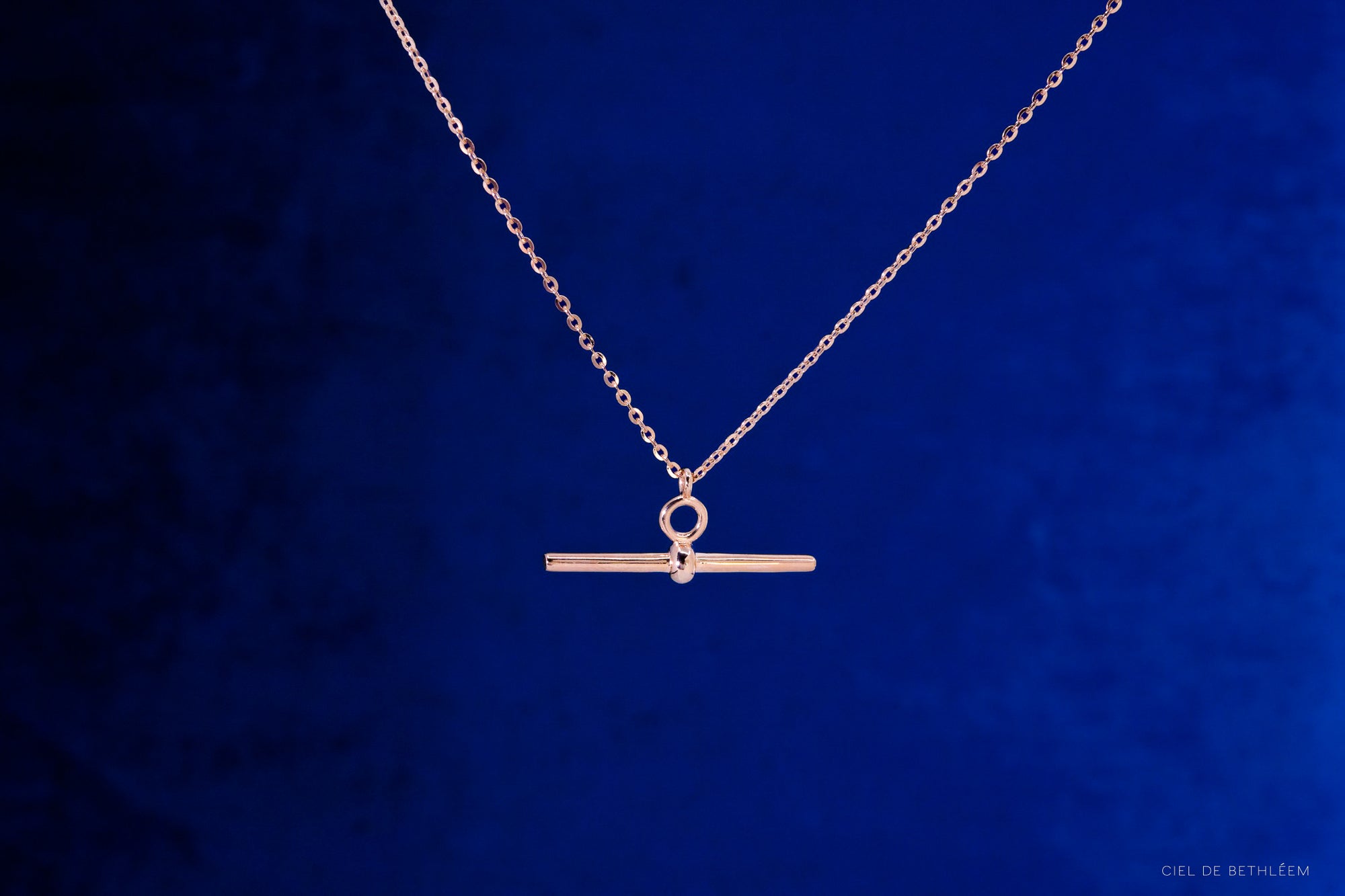 Iris - Rose Gold 925 Silver Necklace