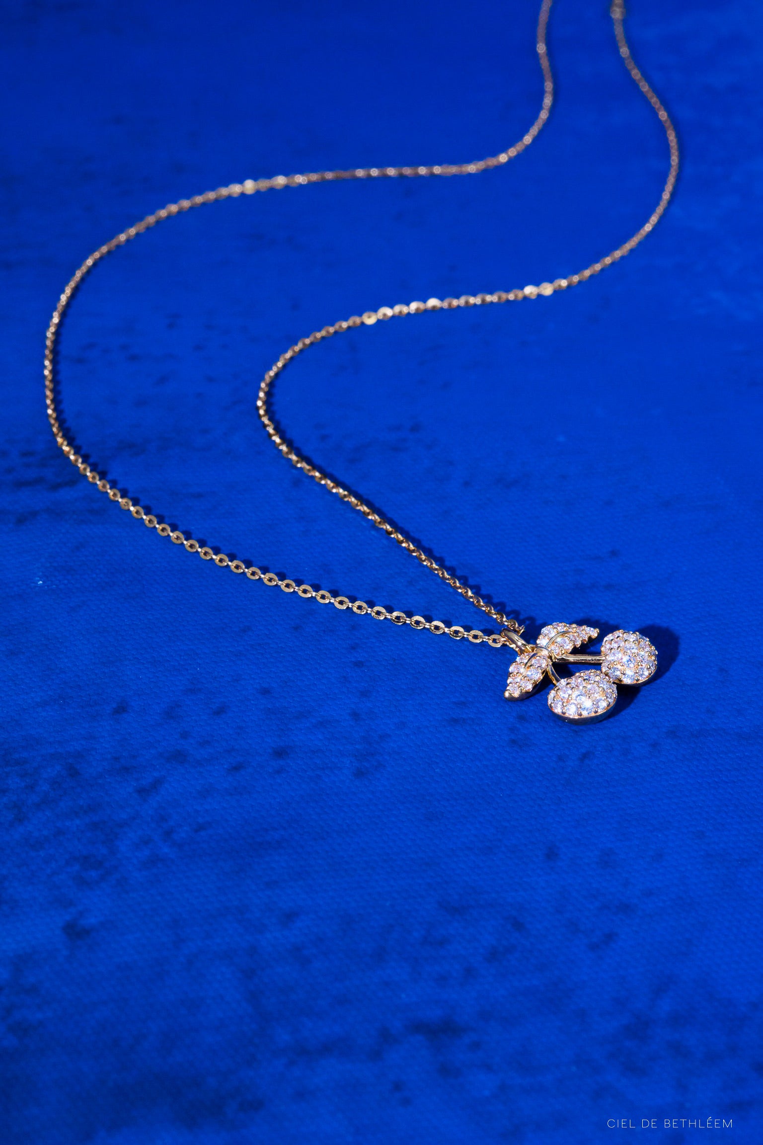 Sweety Cherry - Rose Gold 925 Silver Necklace