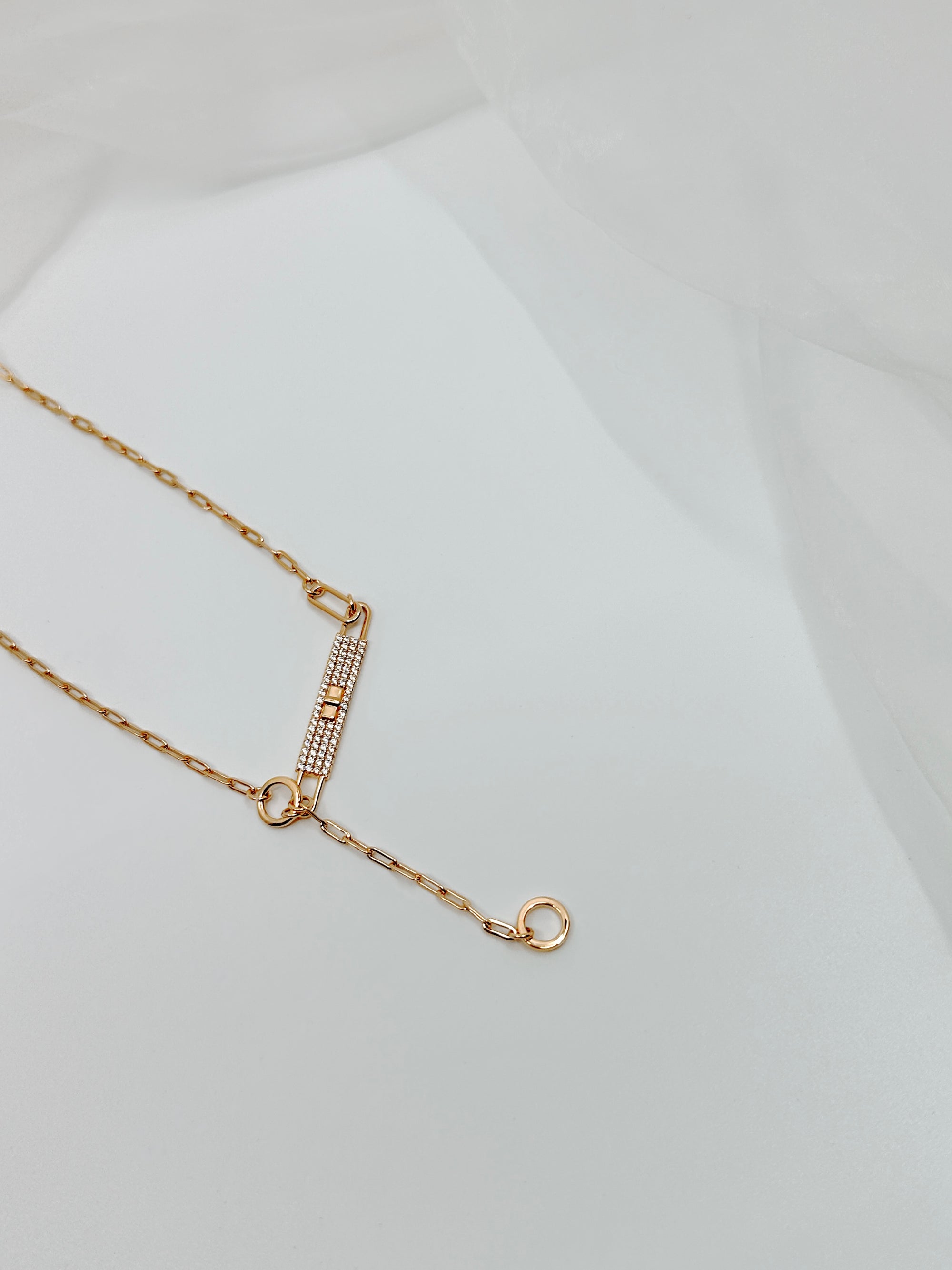 Once Again - Rose Gold 925 Silver Necklace