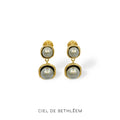 Shadow Double Charm Earrings