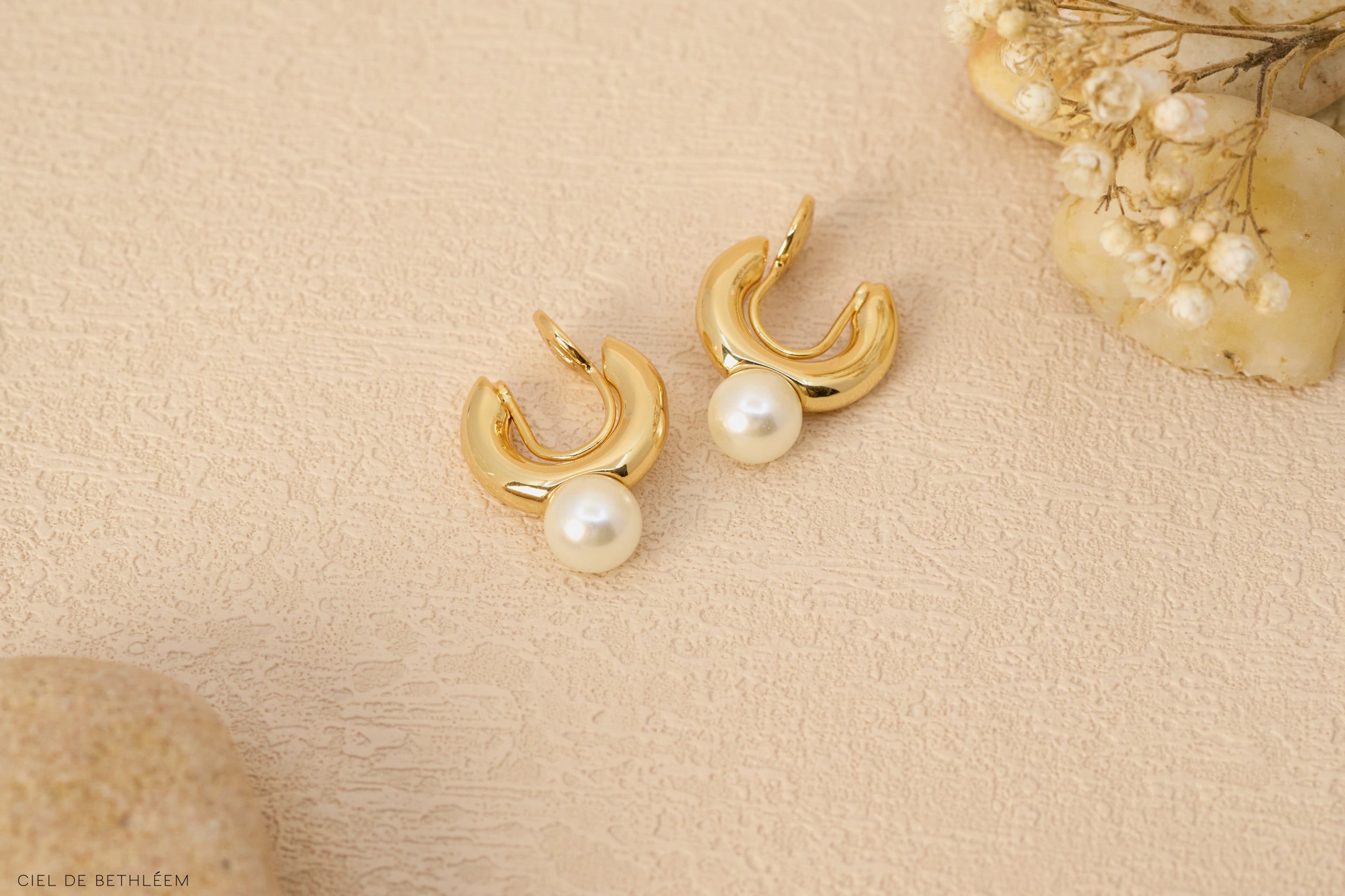 Dawn Pearl Hoops