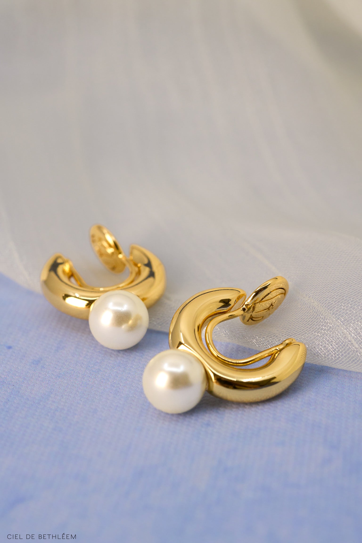 Dawn Pearl Hoops