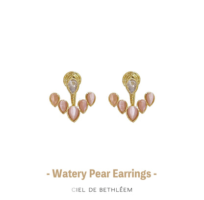 Watery Pear Earrings