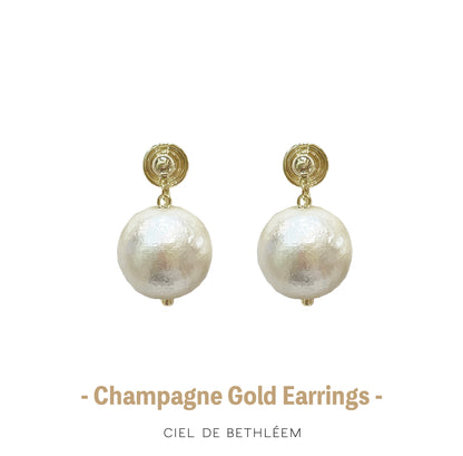 Champagne Gold Earrings