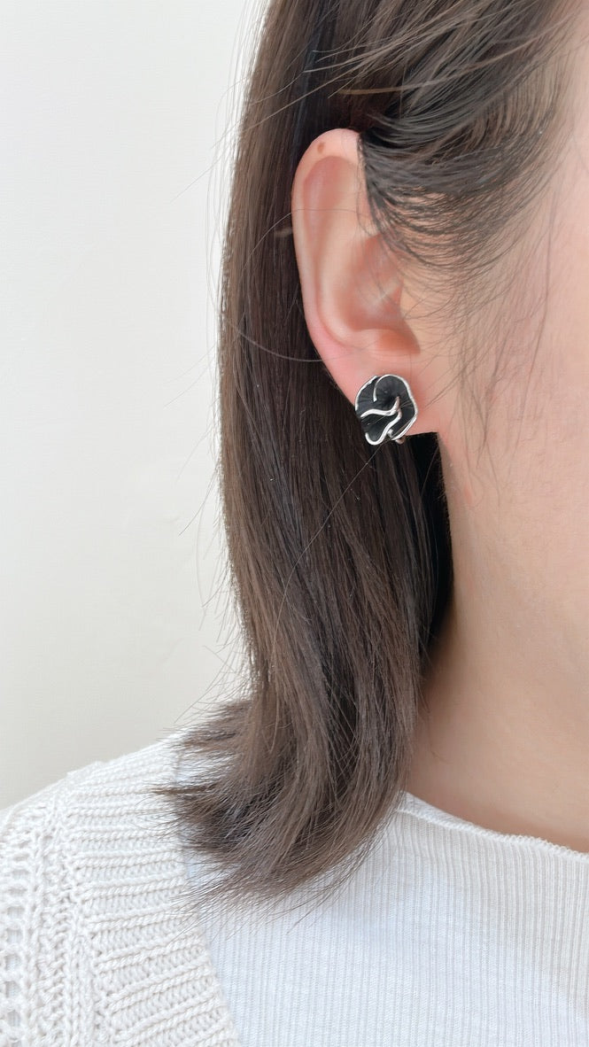 Vintage Rosette Charm Earrings