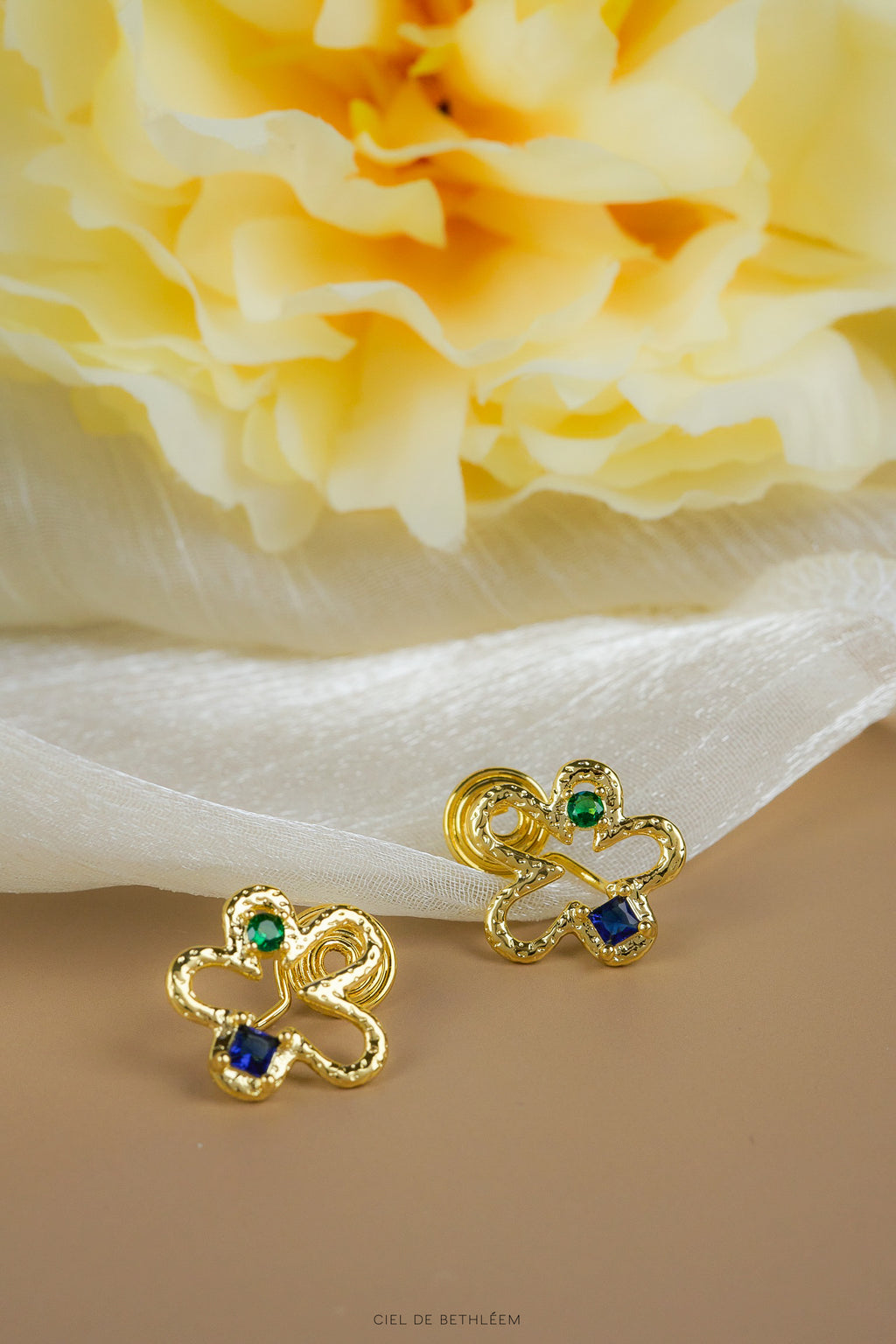 Blossom Charm Clip-on Earrings