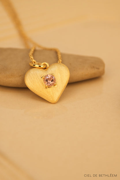 Love or Bread? Handcrafted Silver Necklace