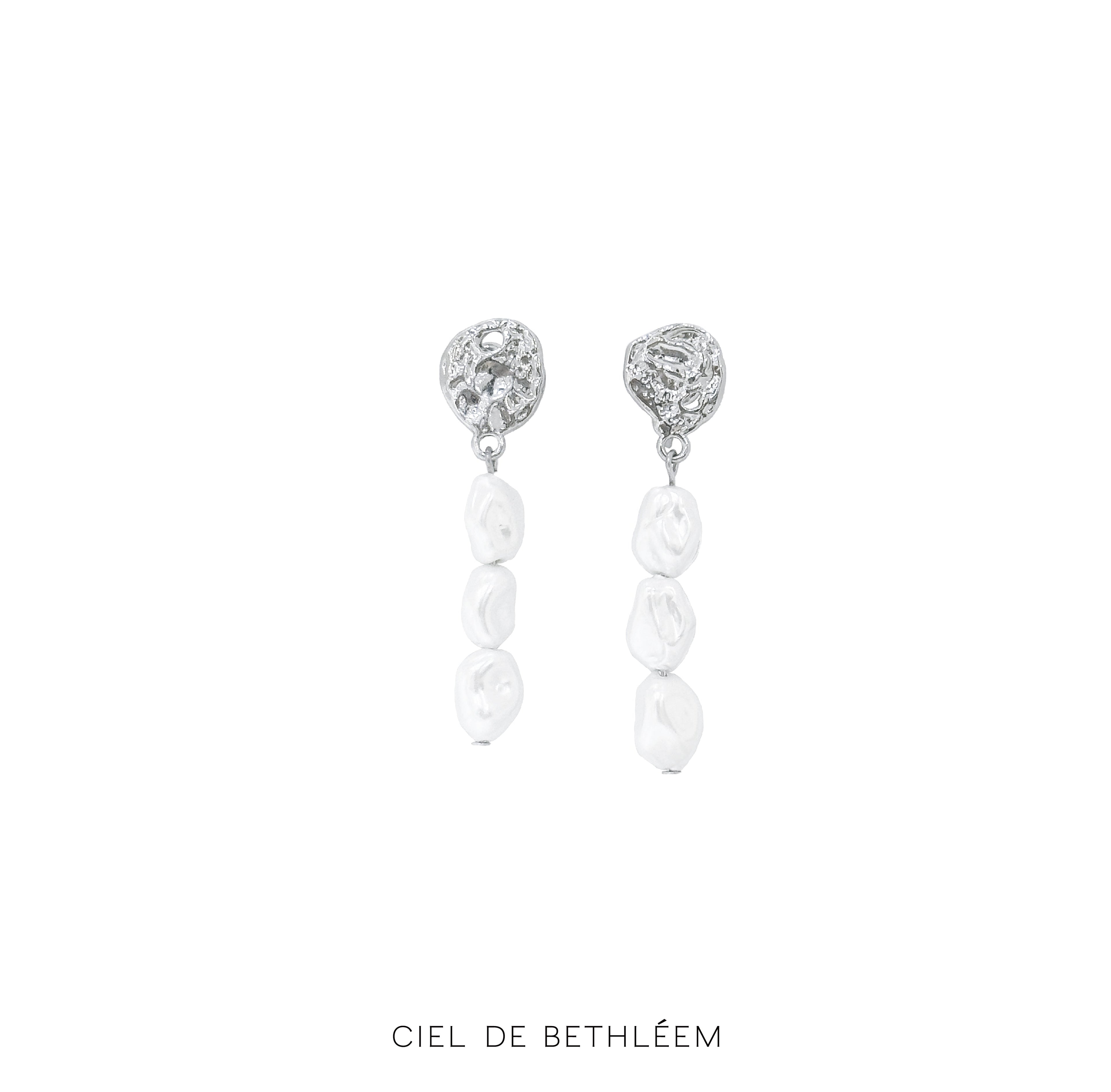 Roman Pearl Drop Earrings