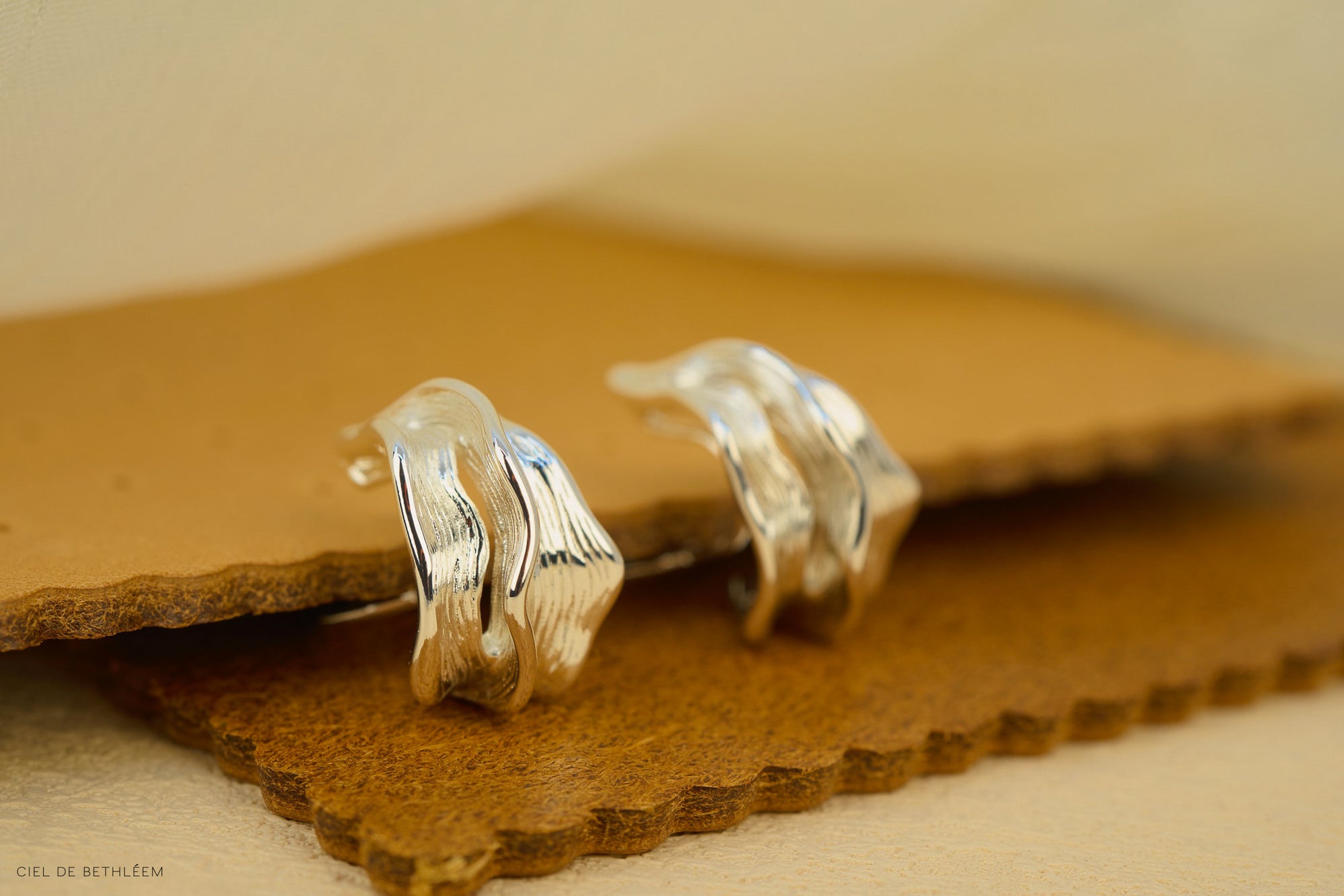 Ribbon Breeze Hoops