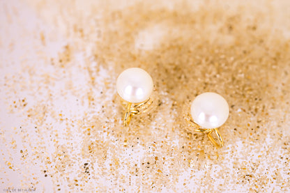 10mm Freshwater Pearl Earrings