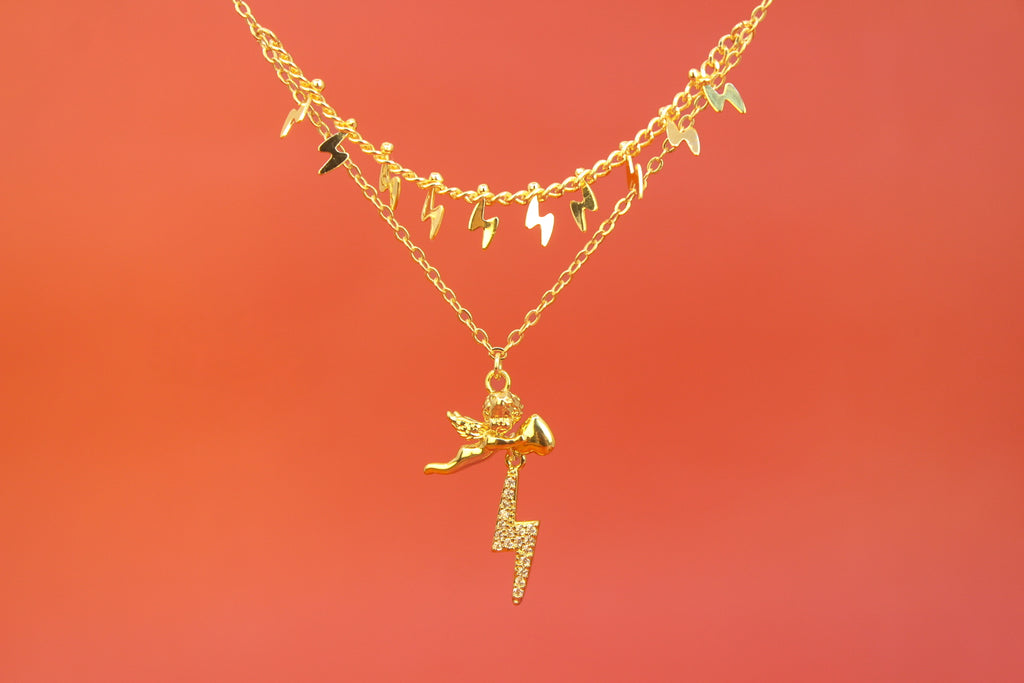 Smile House HK x Ciel de Bethléem 天使閃電頸鍊（雙層）