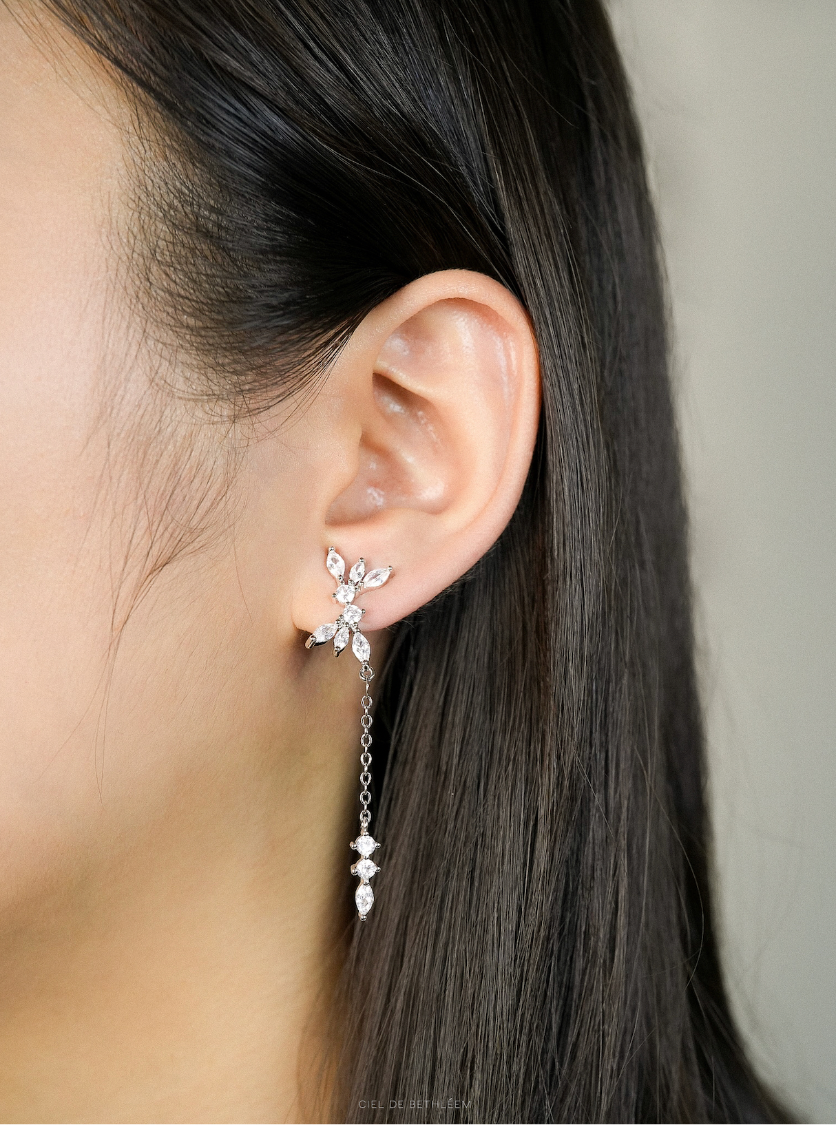 Silver Candy Drop Earrings