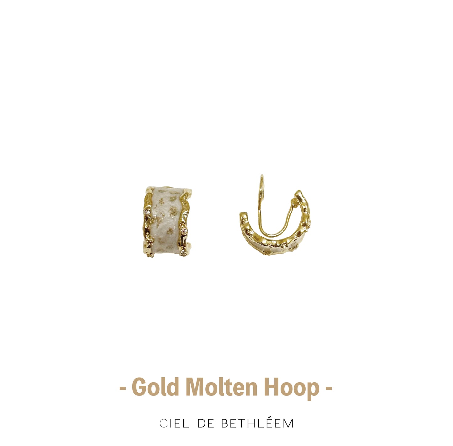 Gold Molten Hoop