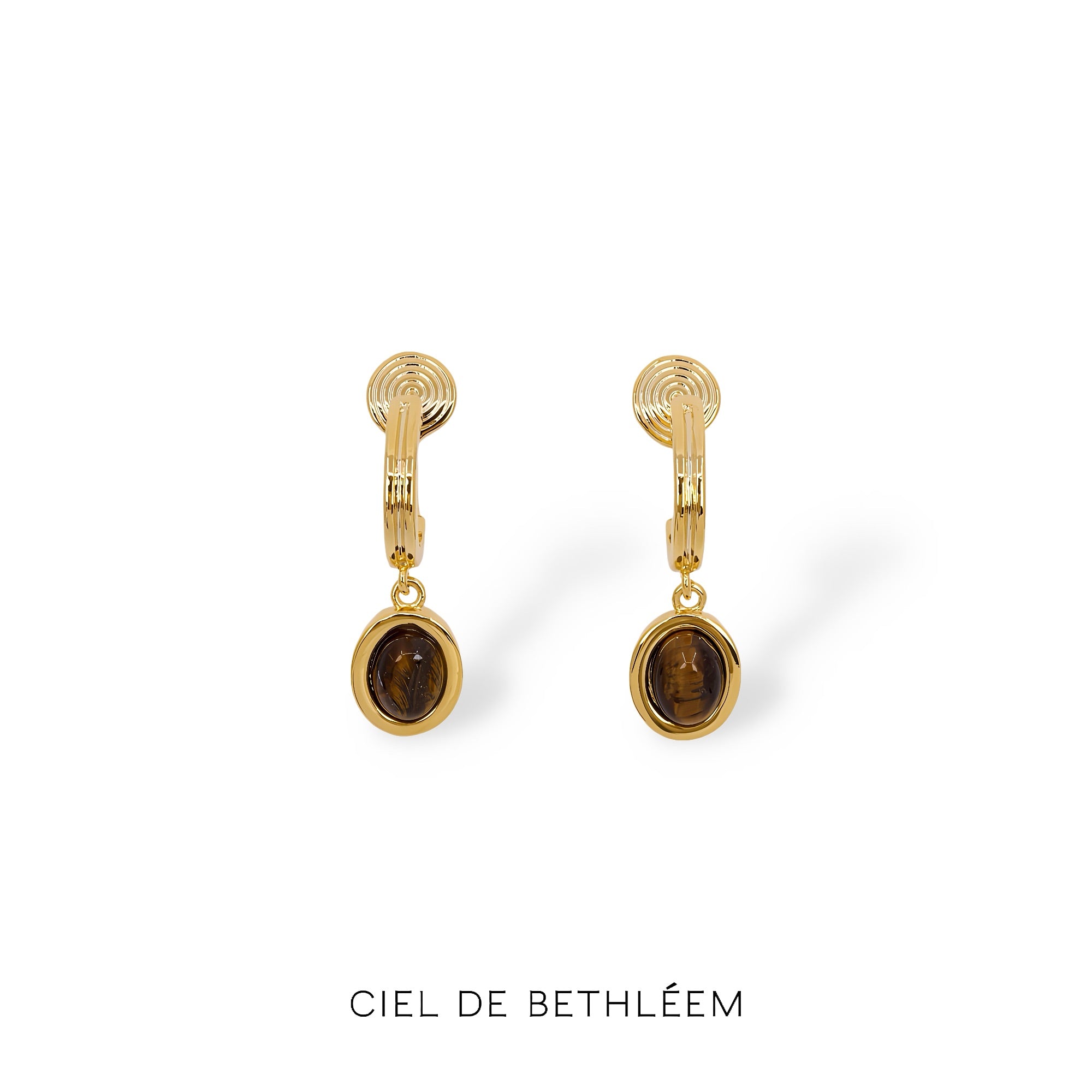 Bronze Drop Earrings