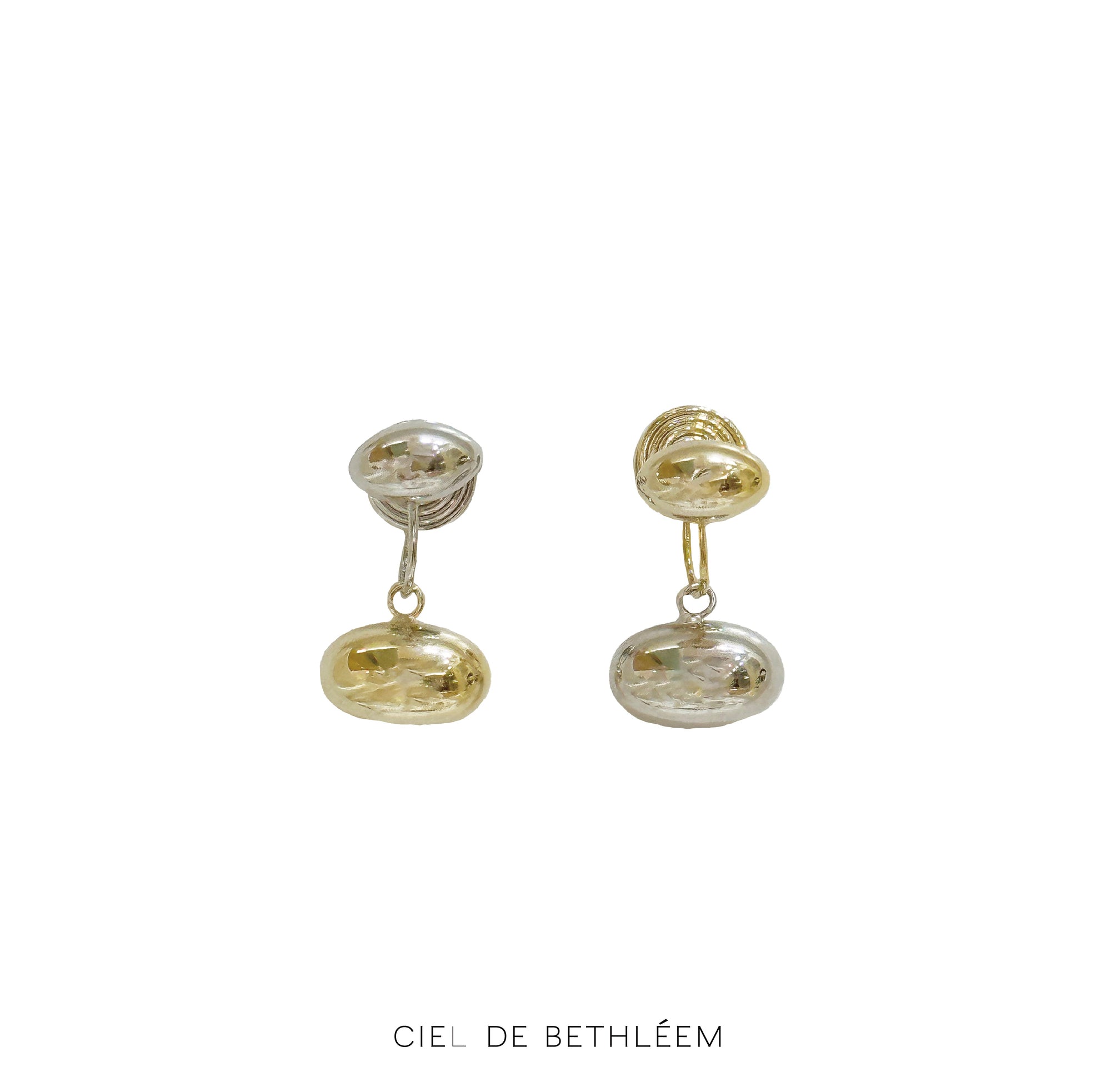 Judith Two Tone Bead Earrings