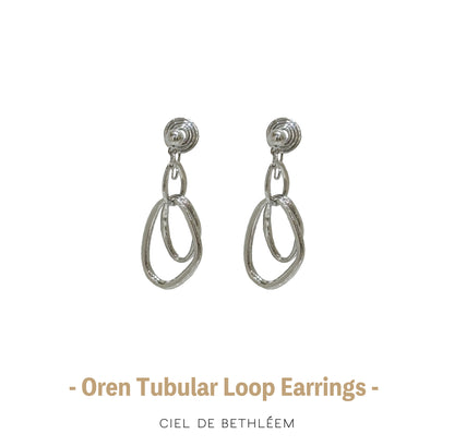 Oren Tubular Loop Earrings