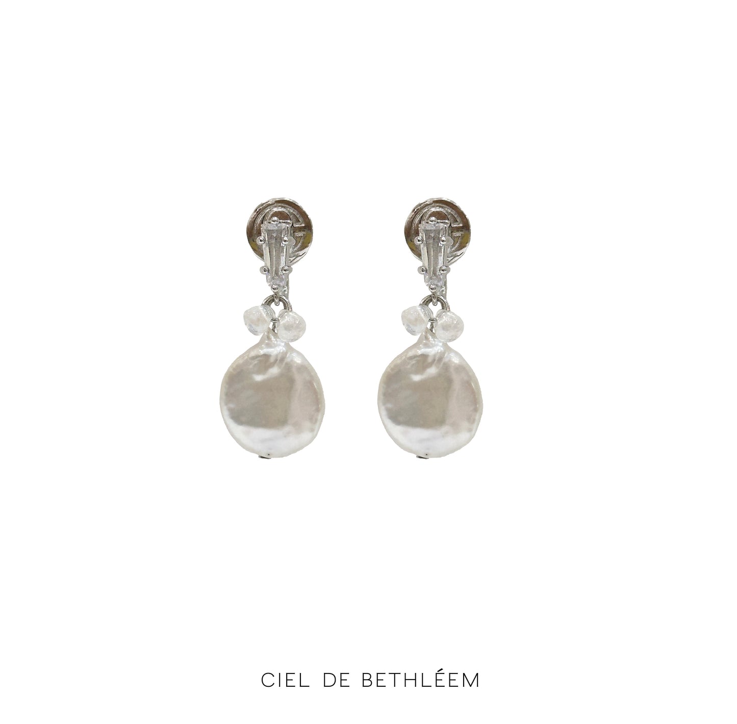 [Handmade Design] Baroque Pearl Earrings