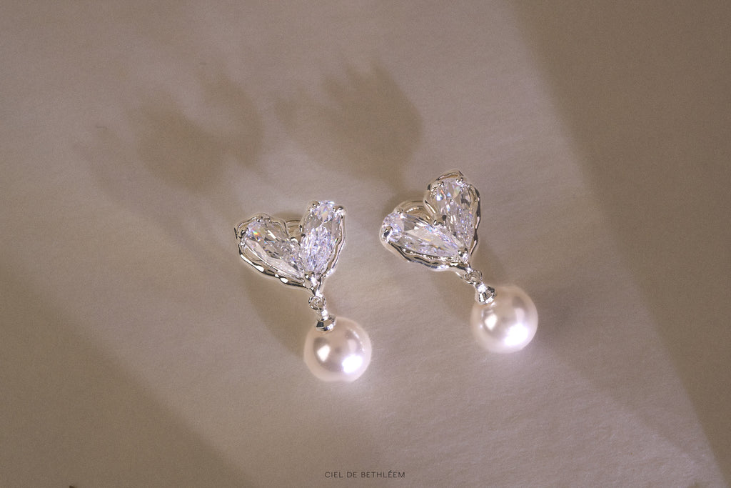 Crystal Heart Drop