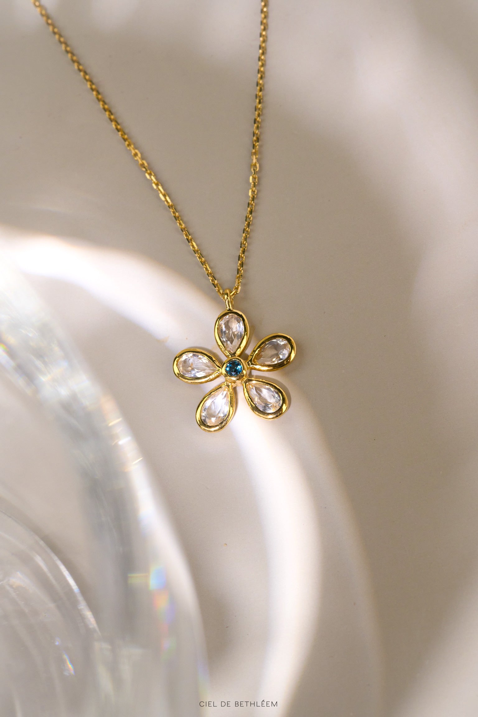 Golden Petal Necklace