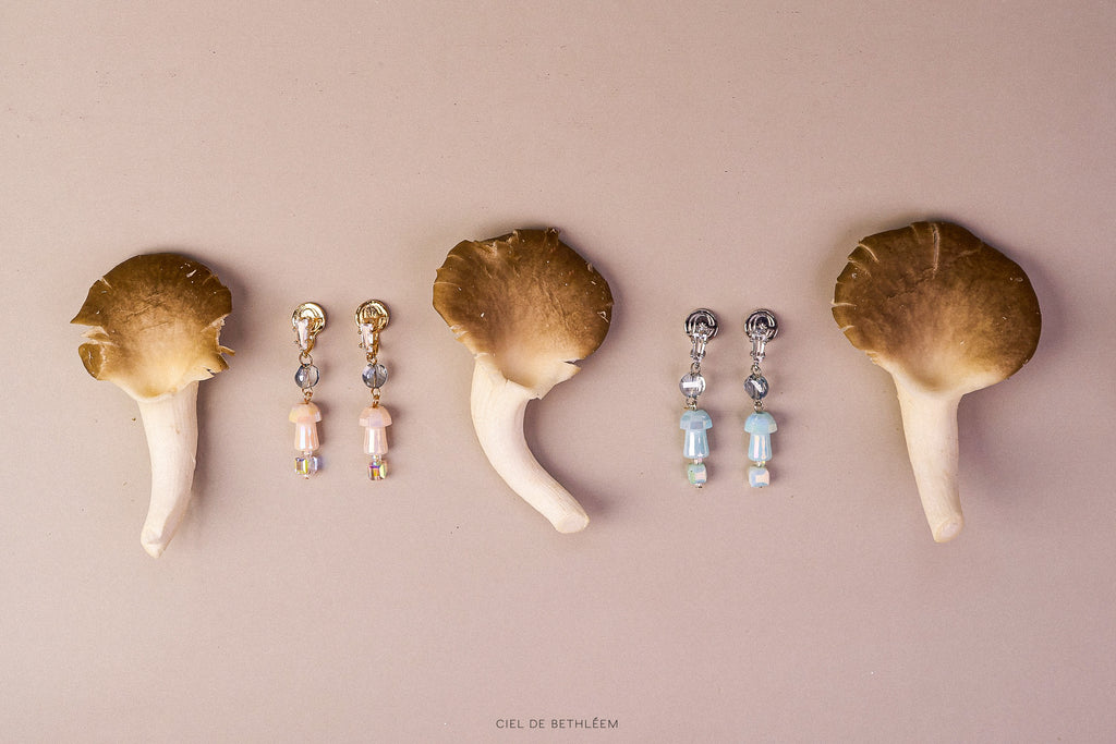Dreamcap Mushroom Clip-on Earrings