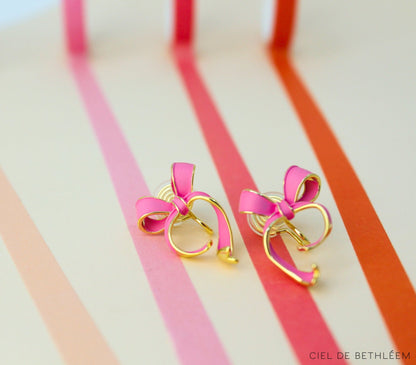 Ballerina Bow Earrings