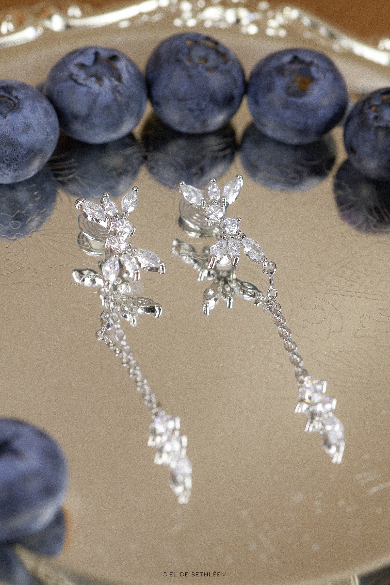 Silver Candy Drop Earrings