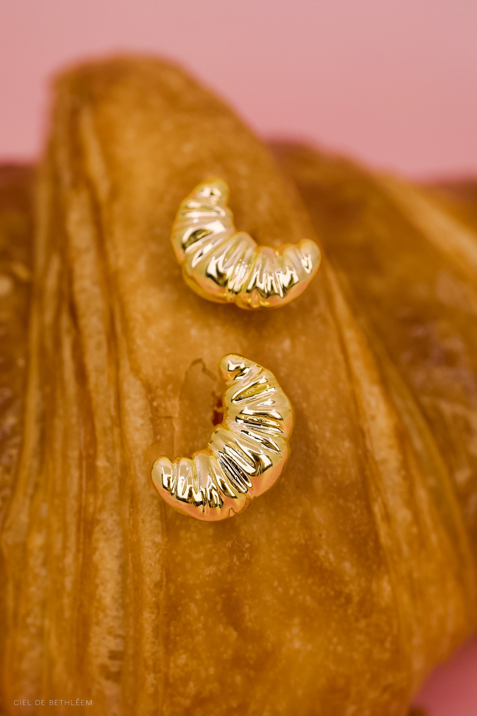 French Chic Croissant Earrings