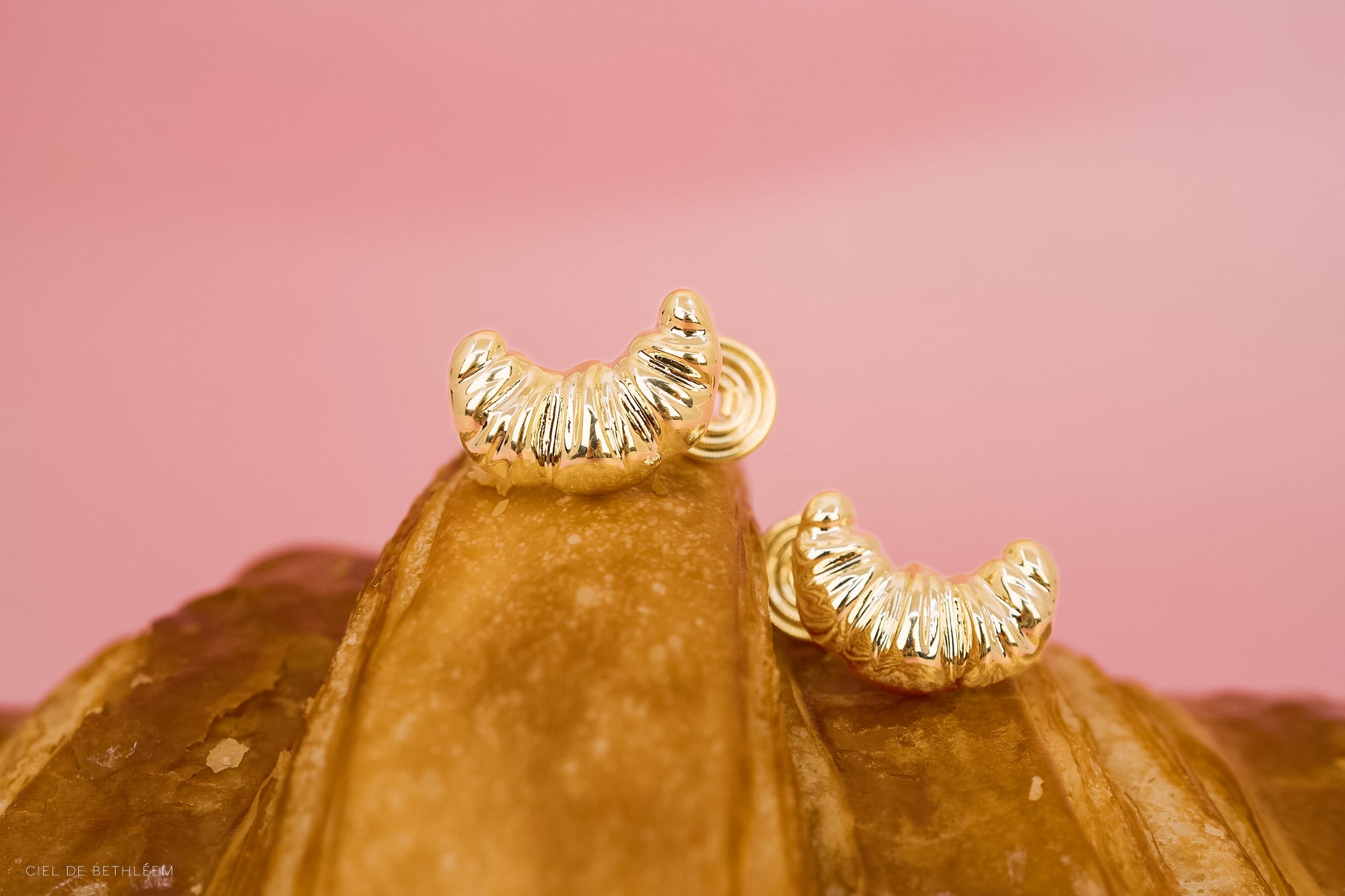 French Chic Croissant Earrings