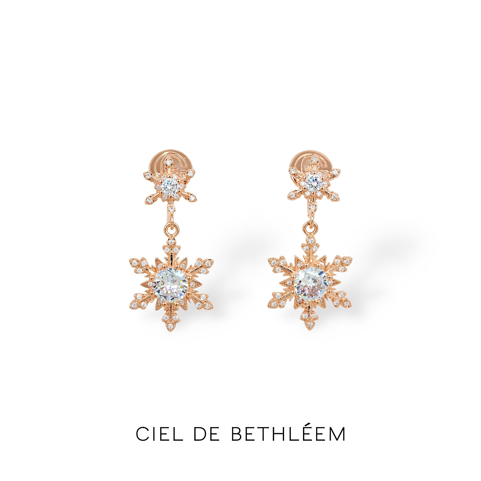 Snowy Wish Clip-on Earrings