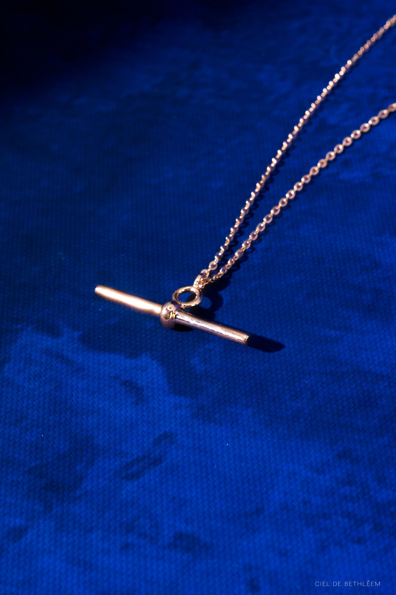 Iris - Rose Gold 925 Silver Necklace