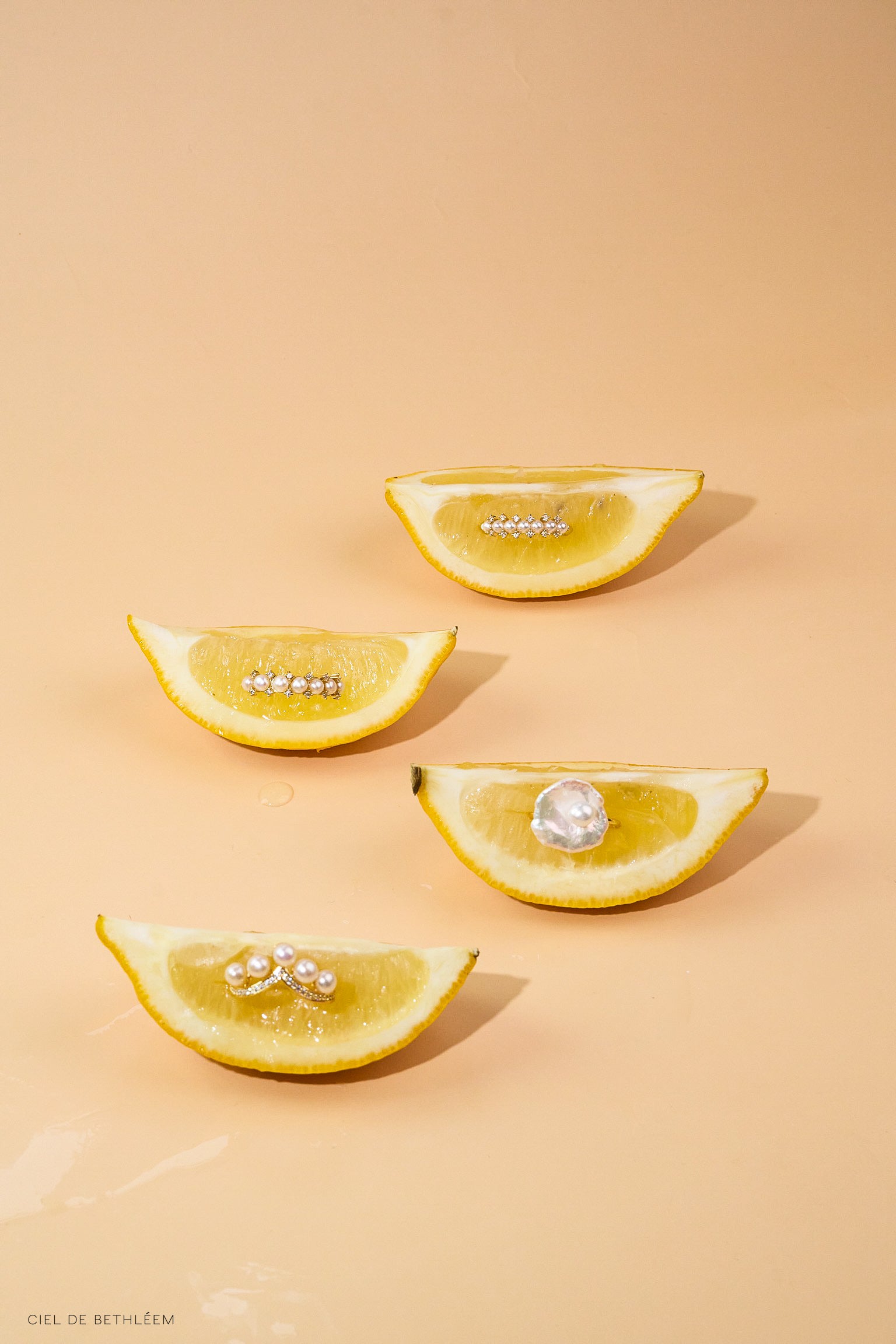 Bold Pave Pearl Ring