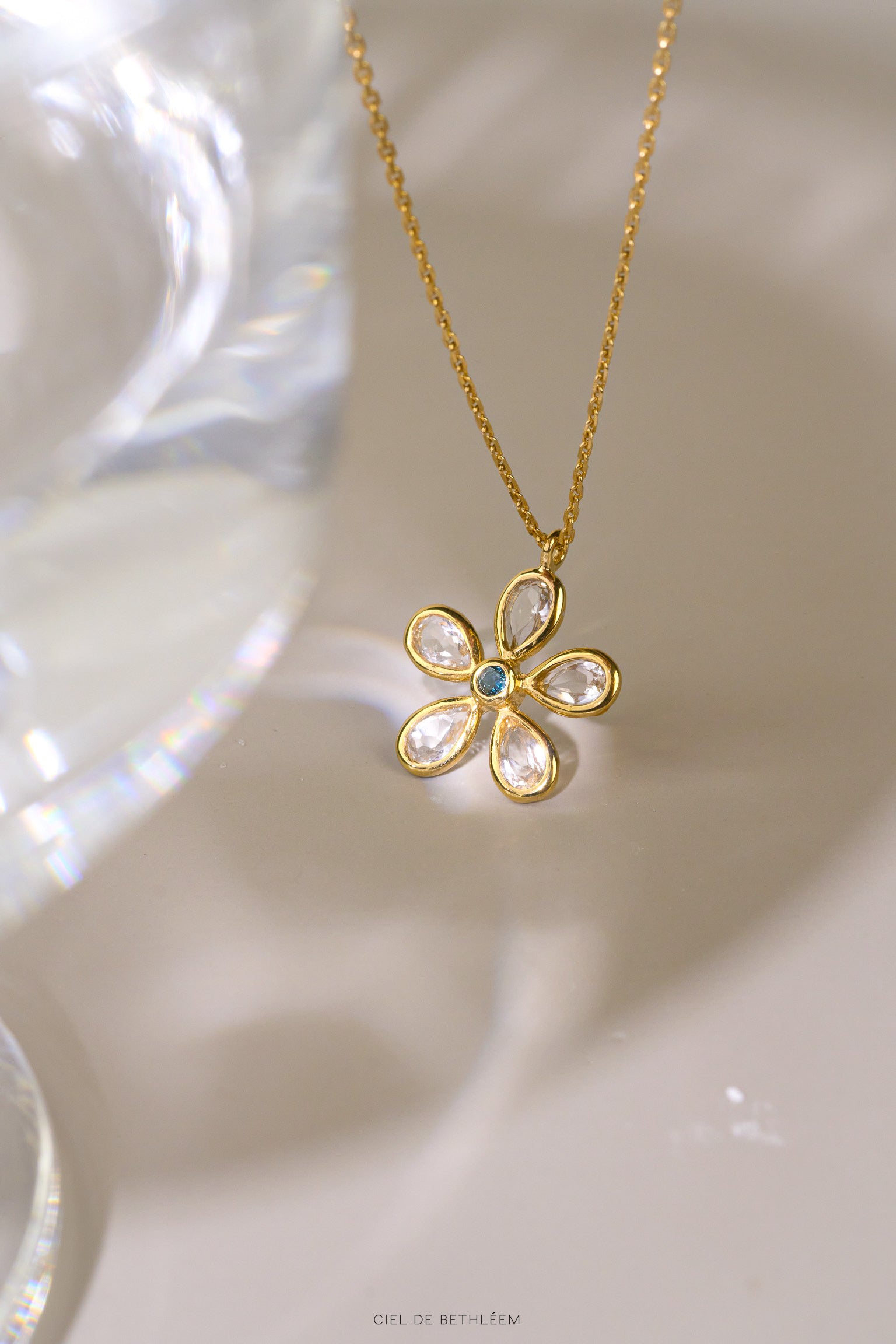 Golden Petal Necklace