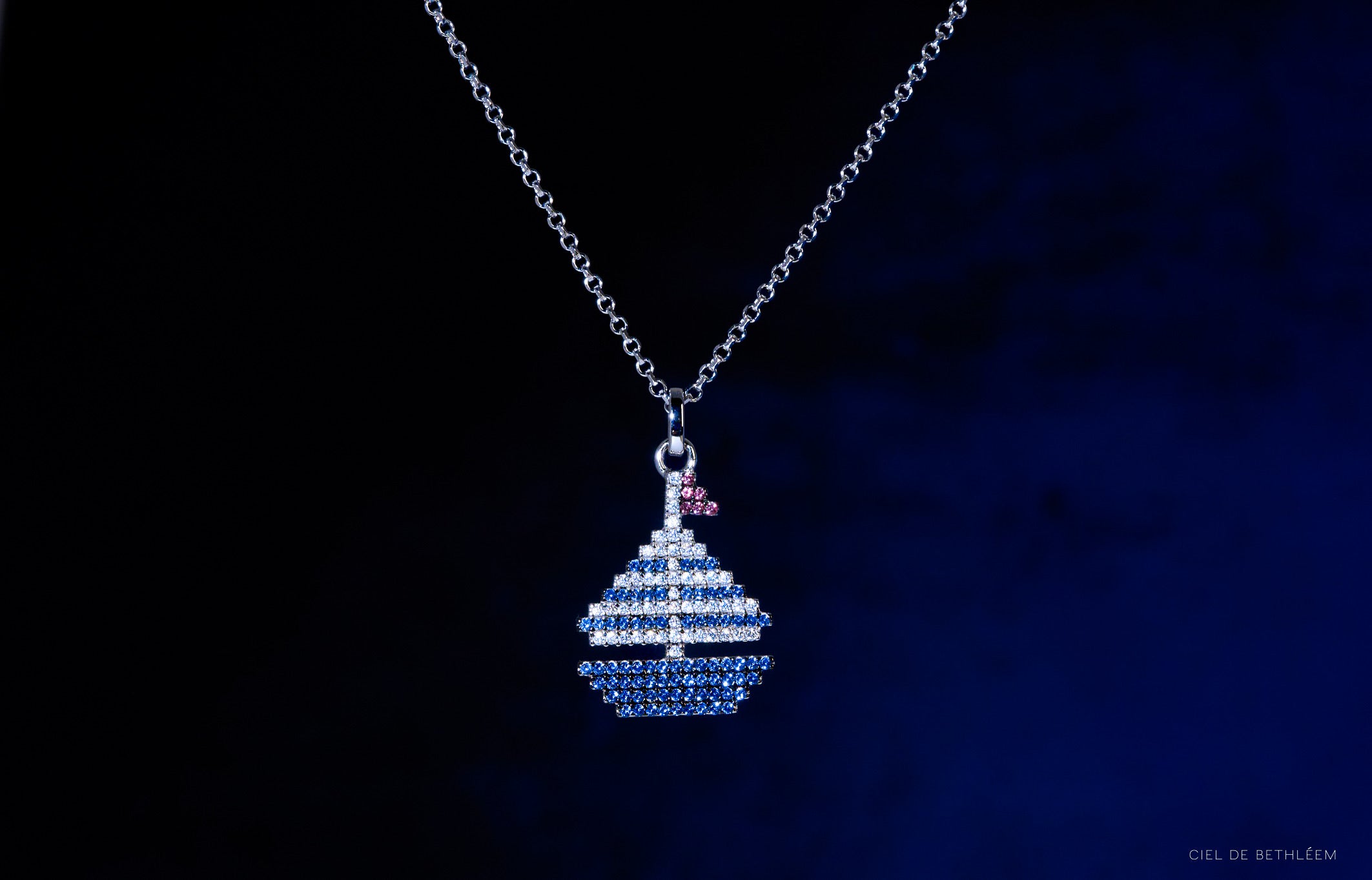 Boat - 925 Silver Necklace