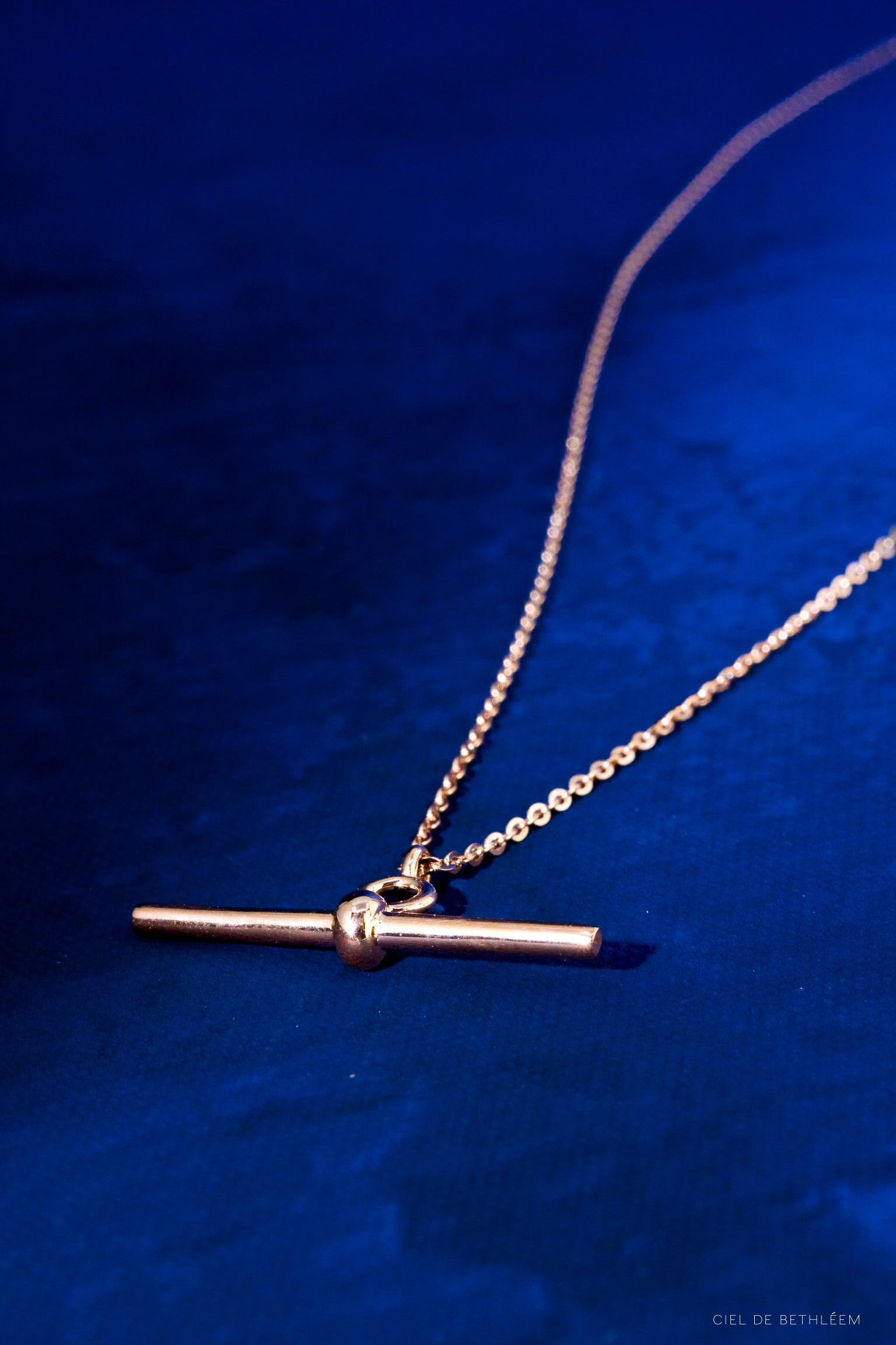 Iris - Rose Gold 925 Silver Necklace