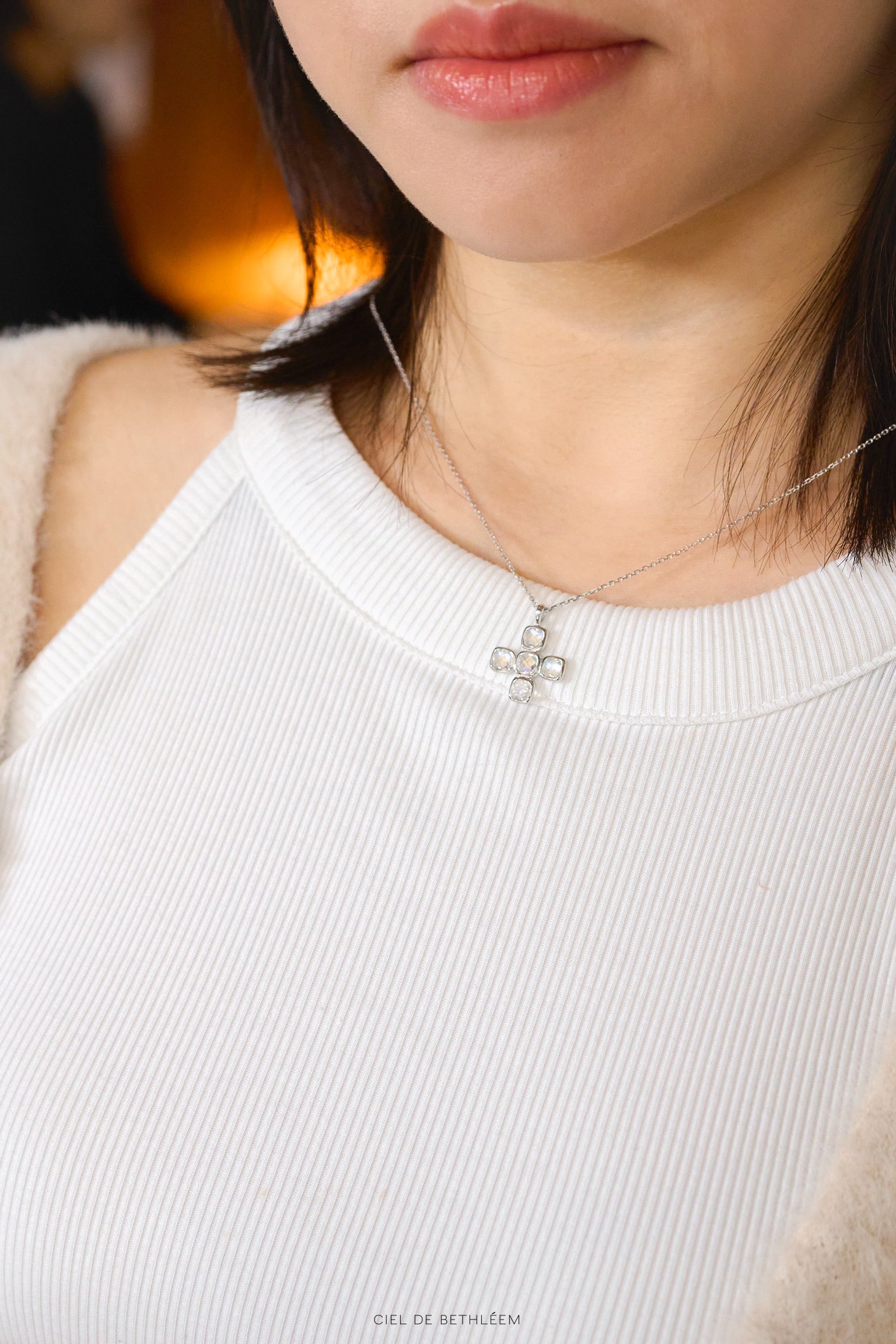 Beacon Cross Necklace