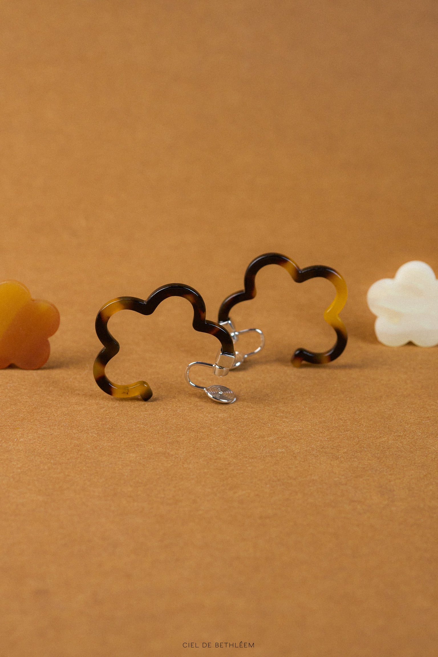 Toffee Petal Earrings
