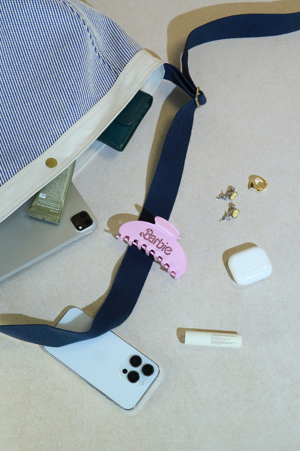 Two-ways Leather x Canvas Bag