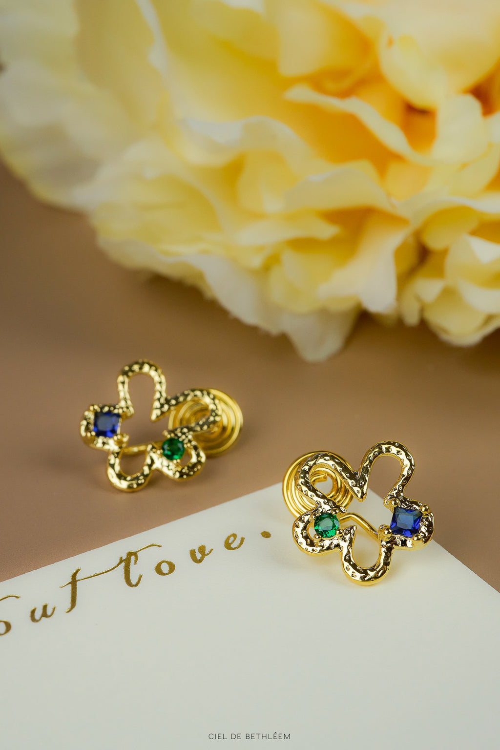 Blossom Charm Clip-on Earrings