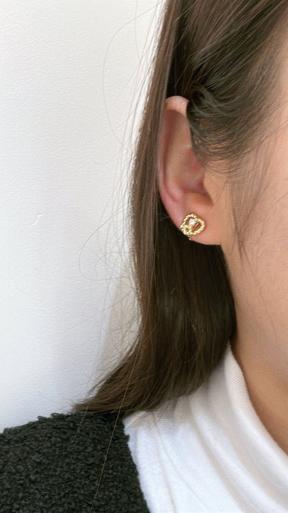 Together Pretzel Earrings