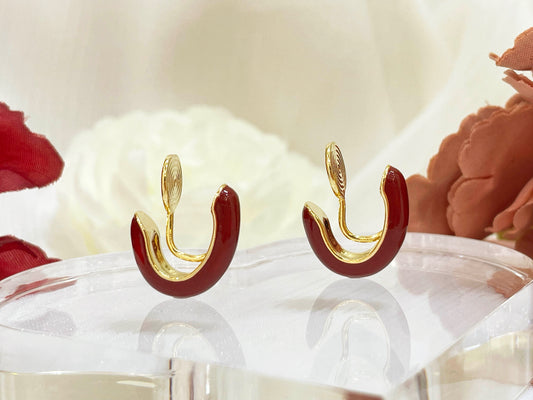 Passion Ruby Hoops