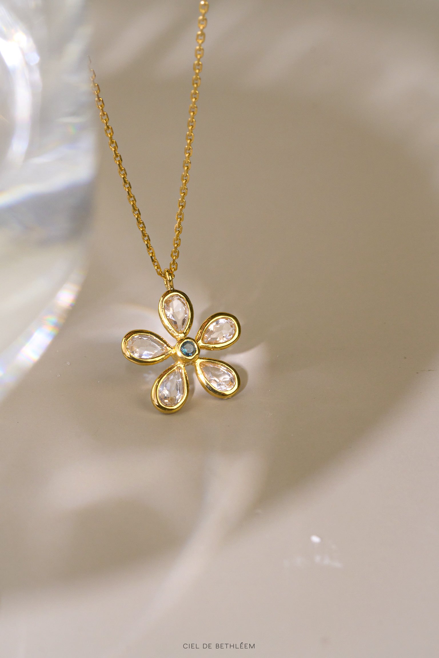 Golden Petal Necklace