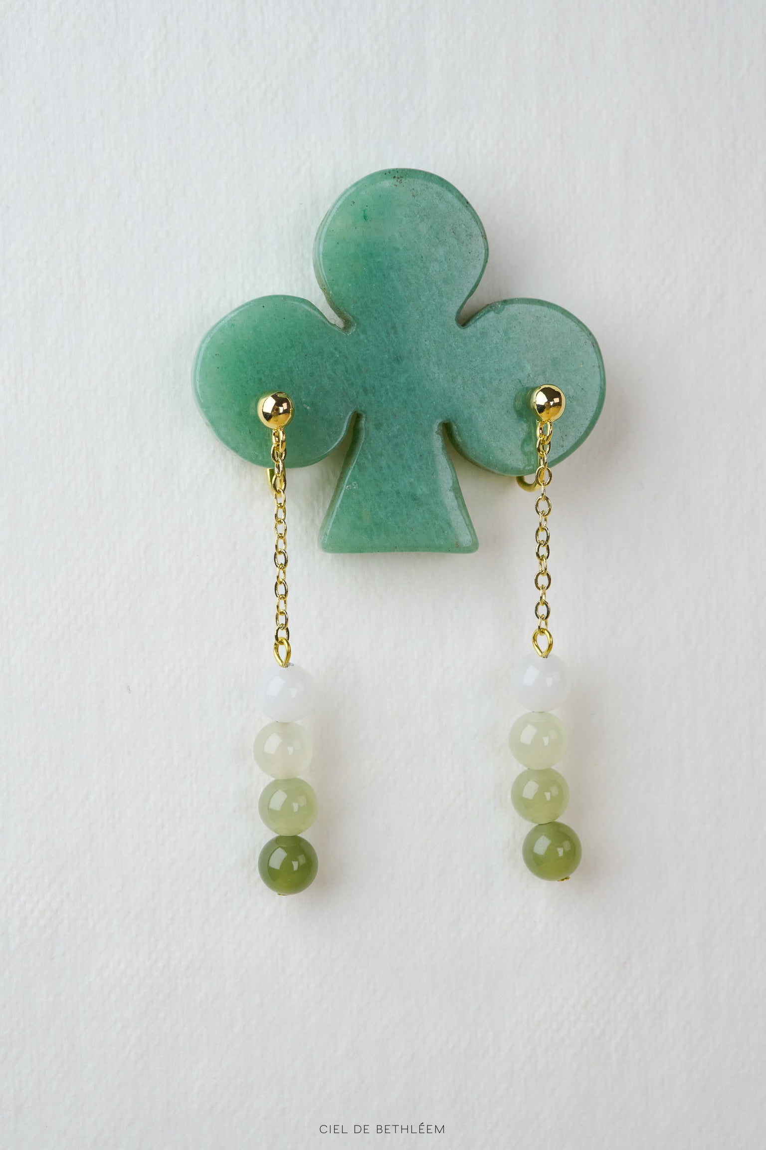 Japanese Dango Jade Earrings