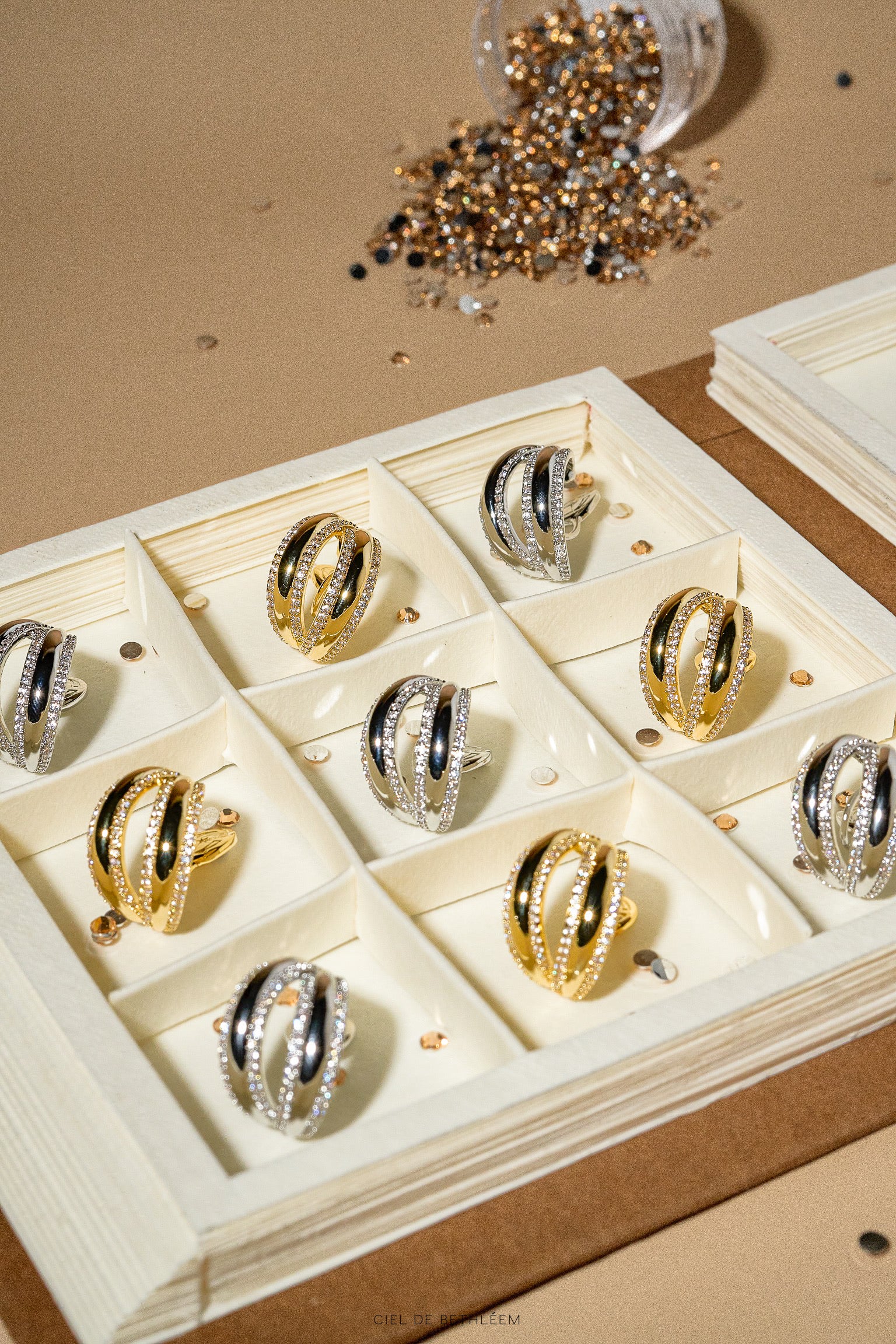 Crown of Conviction Clip-on Earrings