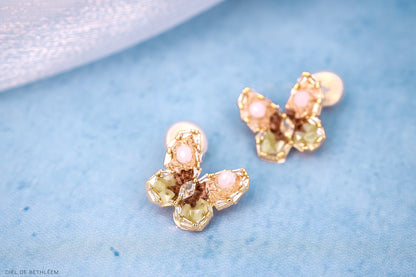 Butterfly Sanata Stud Earrings