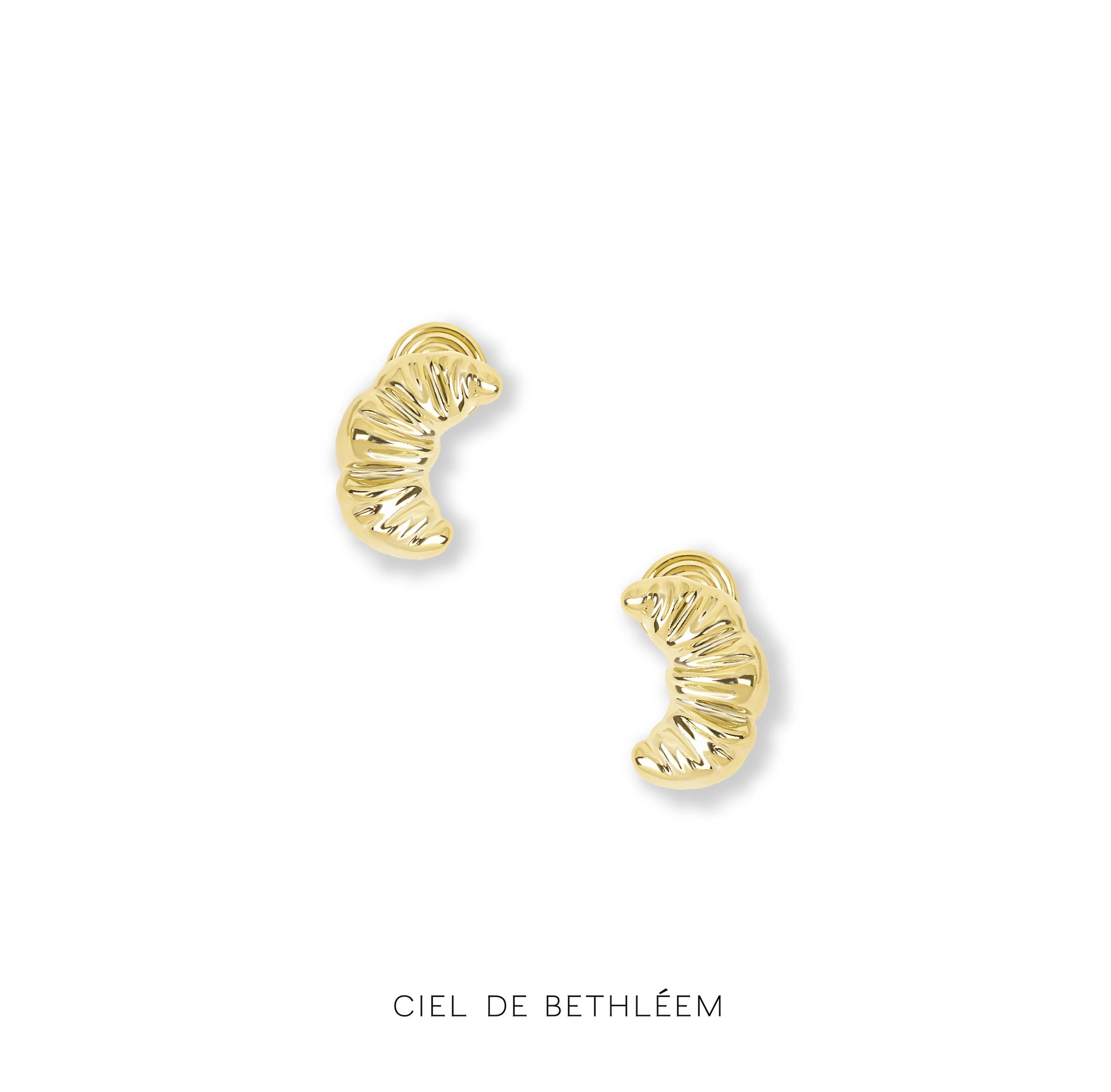 French Chic Croissant Earrings