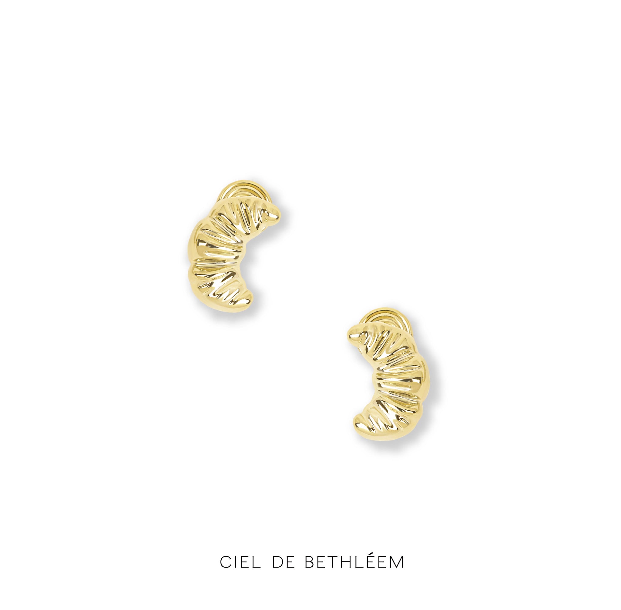 French Chic Croissant Earrings