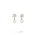 Frozen Pearl Earrings